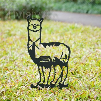 Metal Alpaca - Garden Decor Art